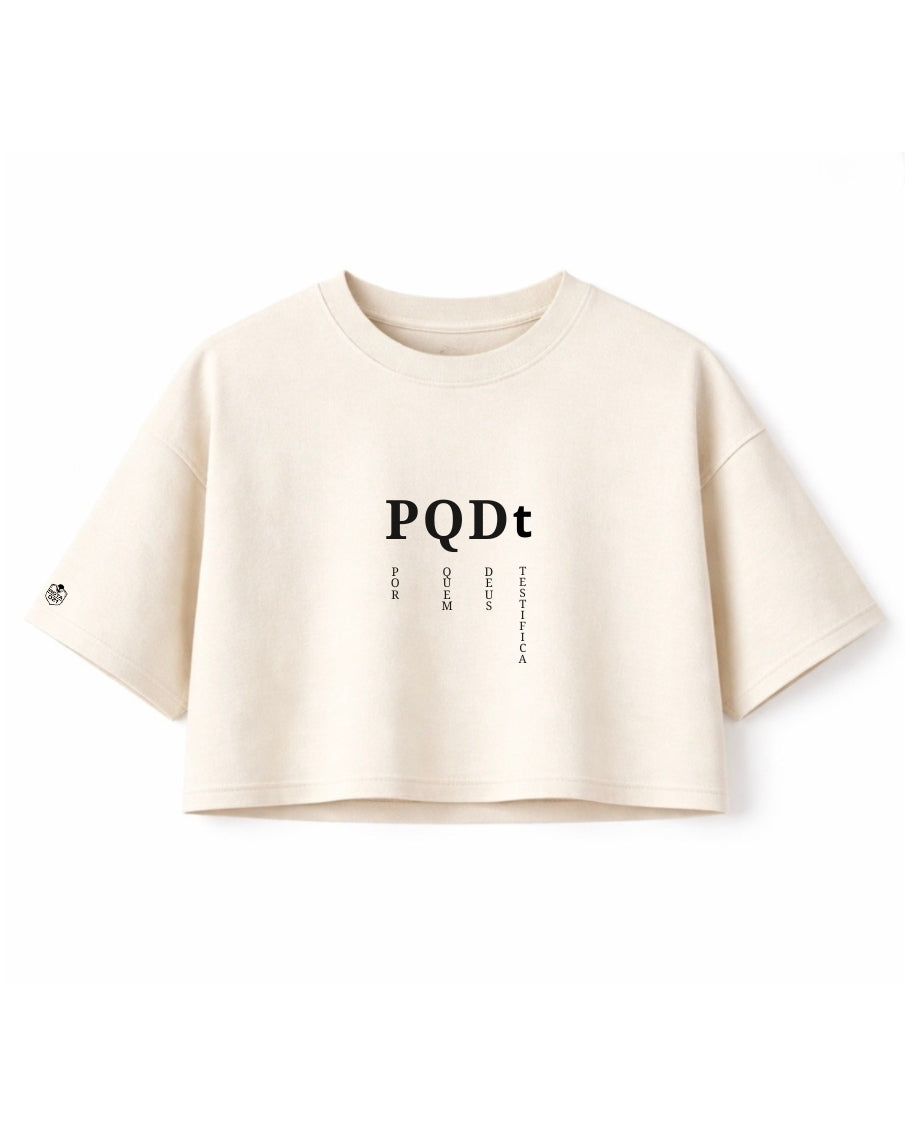 Cropped Feminino OVERSIZED - Pqd