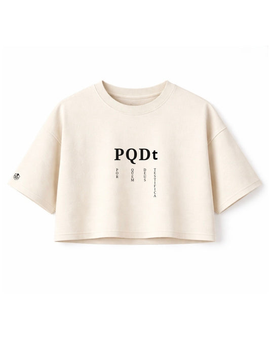 Cropped Feminino OVERSIZED - Pqd