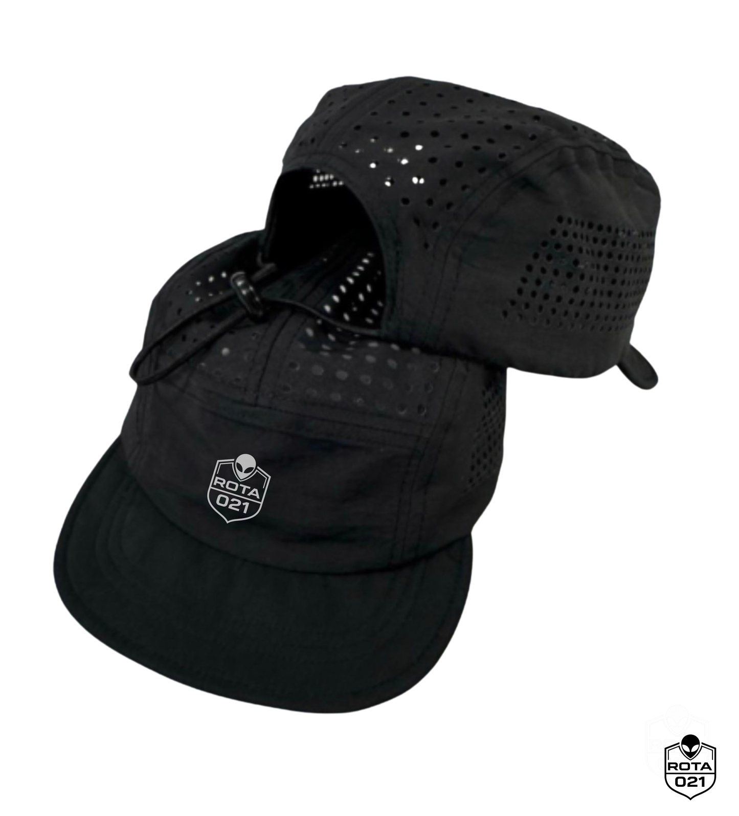 BONÉ FIVE PANEL PRETO ESTILO FRESH (ABA FELTRO MENOR)