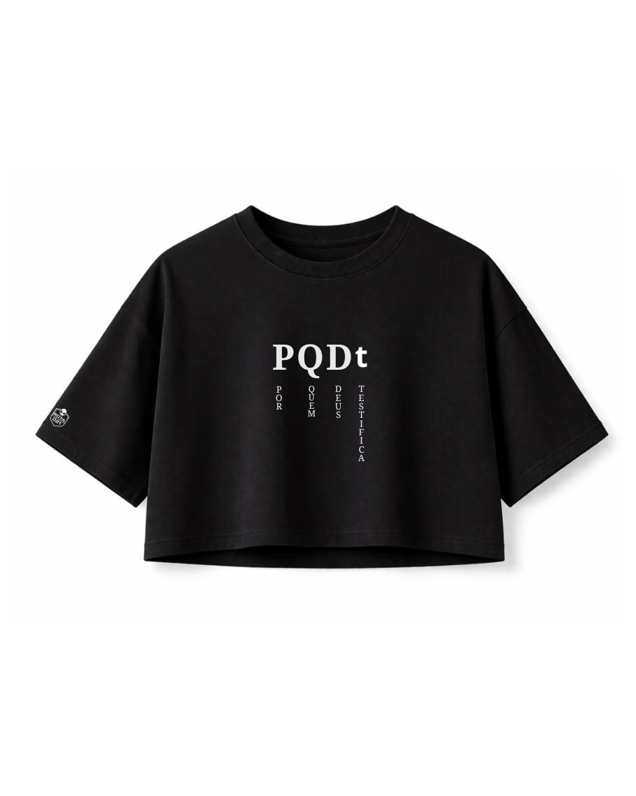 Cropped Feminino OVERSIZED - Pqd